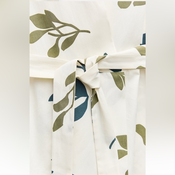 New ZARA Printed Poplin Dress ZW Collection - Picture 10 of 12